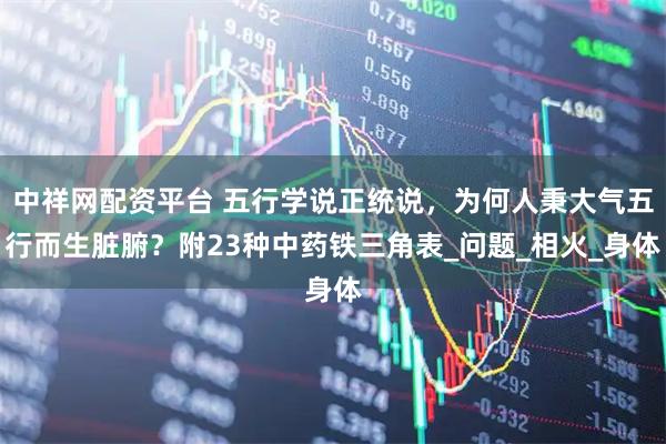 中祥网配资平台 五行学说正统说，为何人秉大气五行而生脏腑？附23种中药铁三角表_问题_相火_身体