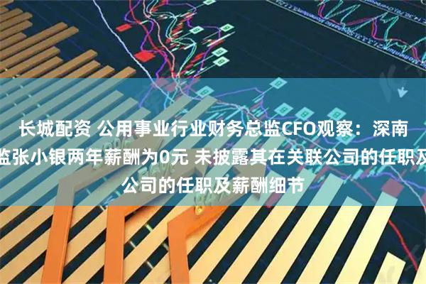 长城配资 公用事业行业财务总监CFO观察：深南电财务总监张小银两年薪酬为0元 未披露其在关联公司的任职及薪酬细节